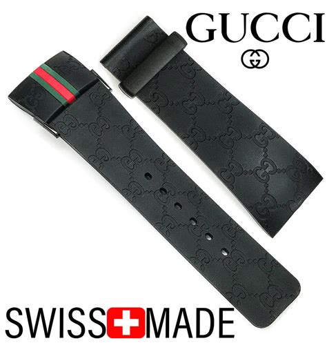 gucci watch rubber band replacement|Gucci watch interchangeable rings price.